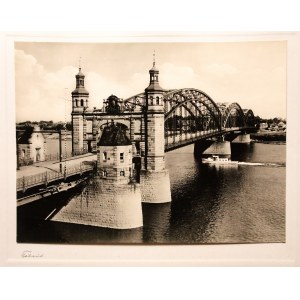 TYLŻA (ros. Советск). Most królowej Luizy, ok. 1925; fot. cz. ...