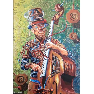 Krzysztof Żyngiel, Instrumentarium overflowing with a string of sounds - giclee