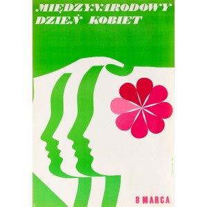 International Women's Day - designed by Krystyna BOROWICZ-ŻMIJEWSKA (b. 1940), 1973