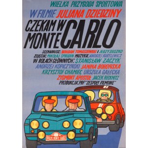 Czekam w Monte Carlo - proj. Andrzej KRAJEWSKI (1933-2018), 1969