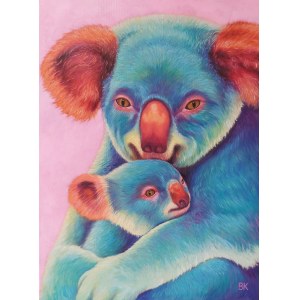 Beata KOWALCZYK (b. 1969), Happy koalas, 2023