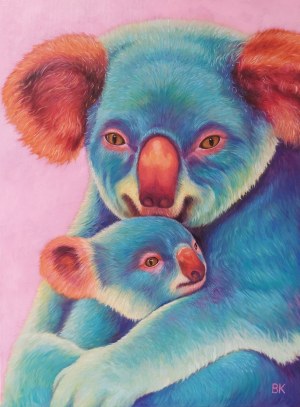 Beata KOWALCZYK (ur. 1969), Happy koalas, 2023