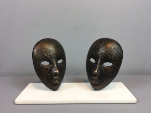 Krzysztof KIZLICH (ur. 1953), Two masks, 2022