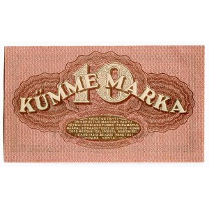 Estonia 10 Marka 1922 Fancy Number