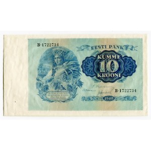 Estonia 10 Krooni 1940