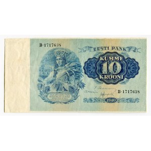 Estonia 10 Krooni 1940