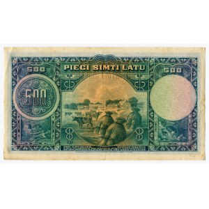 Latvia 500 Latu 1929