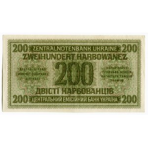 Ukraine 200 Karbowanez German Occupation 1942