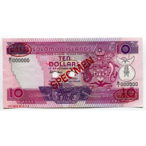 Solomon Islands 10 Dollars 1986 (ND) Specimen