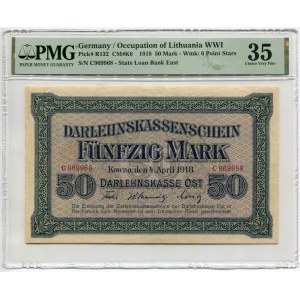 Germany - Empire 50 Mark 1918 PMG 35