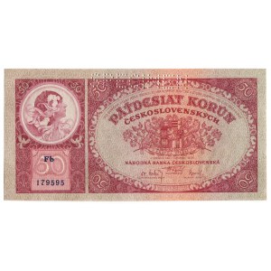 Czechoslovakia 50 Korun 1929 Specimen