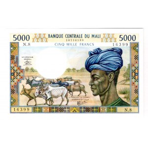 Mali 5000 Francs 1972 - 1984 (ND)