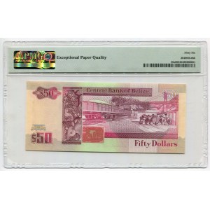 Belize 50 Dollars 1990 PMG 66 EPQ