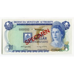 Bermuda 1 Dollar 1982 Specimen