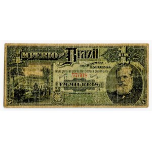 Brazil 1 Mil Reis 1869 - 1883 (ND)