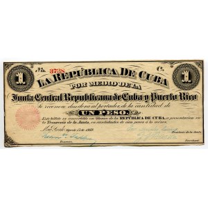 Cuba 1 Peso 1869