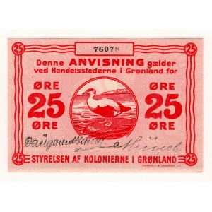 Greenland 25 Ore 1913