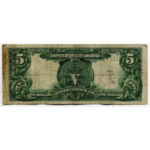 United States Silver Certificate 5 Dollars 1899