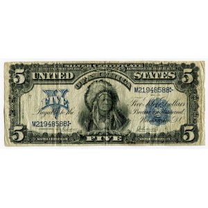 United States Silver Certificate 5 Dollars 1899