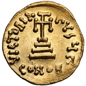 Constans II (AD 641-668), AV Solidus, Constantinople mint, 3rd officina, struck circa AD 651-654