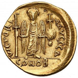Justynian I (527-565), Solid - popiersie z włócznią