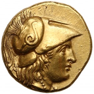 Kings of Macedon, Alexander the Great (336-323 BC), AV Stater, Abydus mint, struck circa 323-317 BC or later. 