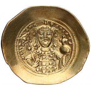 Michael VII Ducas (AD 1071-1078), AV-EL Histamenon Nomisma, Constantinople mint.
