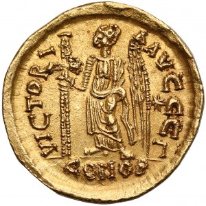 Anastasius I (AD 491-518), AV Solidus, Constantinople mint, 3rd officina