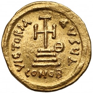 Heraclius and Heraclius Constantine (613-641), AV Solidus, Constantinople mint, 4th officina, struck circa AD 616-625