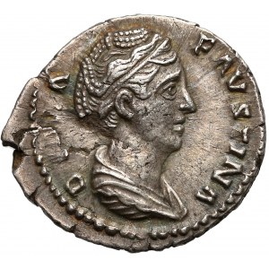 Faustina Senior (wife of Antoninus Pius, died AD 141), AR Denarius, Rome mint, after AD 141. 
