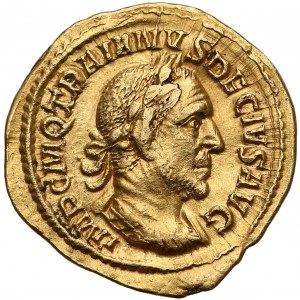 Trajan Decjusz (249-251), Aureus - bardzo ładny