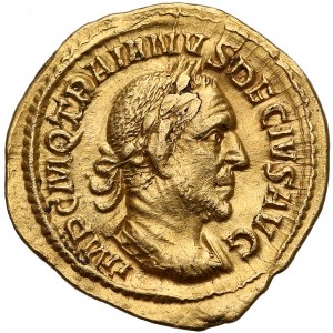 Trajan Decius (AD 249-251),AV Aureus, Rome mint, circa mit-late AD 250. 