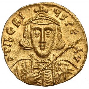 Tyberiusz III (698-705), Solid - ładny portret