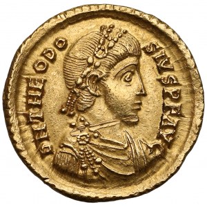 Theodosius I (AD 379-395), AV Solidus, Sirmium mint, 2nd officina, AD 393-395