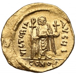 Phocas (AD 602-610), AV Solidus, Constantinople mint, 10th officina, struck circa AD 609-610