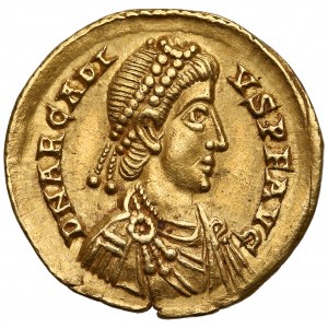 Arcadius (AD 383-395), AV Solidus, Milan (Mediolanum) mint, AD 394-395