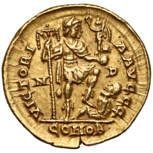 Arcadius (AD 383-395), AV Solidus, Milan (Mediolanum) mint, AD 394-395