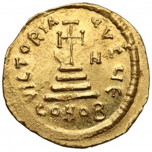 Heraclius and Heraclius Constantine (613-641), AV Solidus, Constantinople mint, 5th officina, struck circa AD 613-616