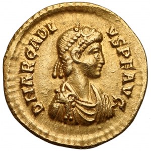 Arcadius (AD 383-395), AV Solidus, Milan (Mediolanum) mint or another mint in northern Italy, AD 383