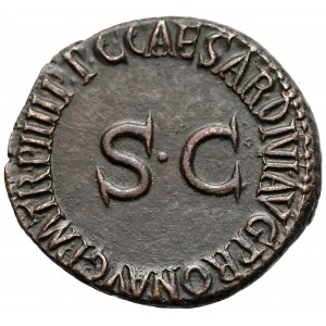 Germanicus (father of Caligula), AE As, Rome mint, struck circa AD 37-38 (under Caligula)