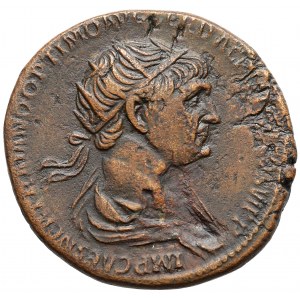 Traian (AD 98-117), AE Dupondius, Rome mint, AD 114-117. 
