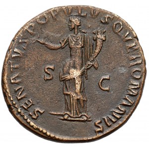 Traian (AD 98-117), AE Dupondius, Rome mint, AD 114-117. 