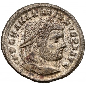 Galerius (AD 305-311), BI Follis, Heraclea mint, 3rd oficina, struck circa AD 302-303