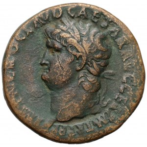 Nero (AD 54-68), AE Sestertius, Rome mint, struck AD 66.