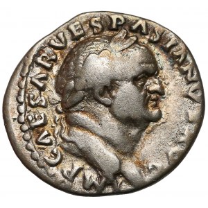 Vespasian (AD 69-79), AR Denarius, Rome mint, AD 70.