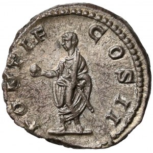 Geta (jako Cezar 198-209), Denar - konsul po raz drugi