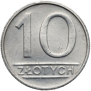 Odbitka w ALUMINIUM 10 złotych 1985