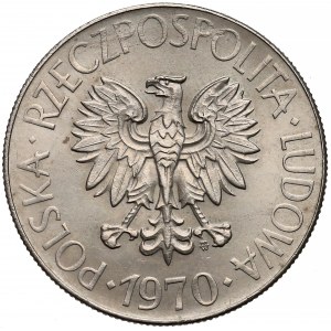 Próba MIEDZIONIKIEL 10 złotych 1970 Kościuszko - b. rzadka