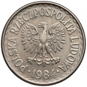 Odbitka w MIEDZIONIKLU 1 złoty 1984