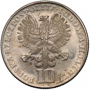 Próba MIEDZIONIKIEL 10 złotych 1967 Skłodowska-Curie - rzadkość